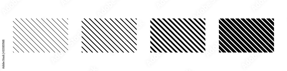 Set of diagonal line in abstract style. Vector grid geometric template. Abstract repeat background. Stripes pattern. - obrazy, fototapety, plakaty 