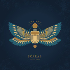 Scarab beetle symbol of the ancient Egyptians.