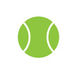 © Sweta - Vector flat cartoon green colored tennis ball isolated on white background