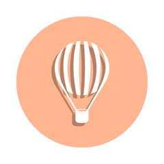 Poster - Balloon badge icon. Simple glyph, flat vector of beach holidays icons for ui and ux, website or mobile application