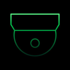 Poster - Cctv nolan icon. Simple thin line, outline vector of internet things icons for ui and ux, website or mobile application