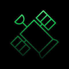 Poster - satellite nolan icon. Simple thin line, outline vector of internet things icons for ui and ux, website or mobile application