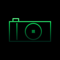 Poster - photo camera nolan icon. Simple thin line, outline vector of internet things icons for ui and ux, website or mobile application