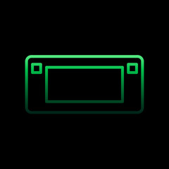 Poster - game console nolan icon. Simple thin line, outline vector of internet things icons for ui and ux, website or mobile application
