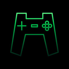Poster - gamepad nolan icon. Simple thin line, outline vector of internet things icons for ui and ux, website or mobile application