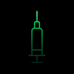Poster - Syringe nolan icon. Simple thin line, outline vector of medical icons for ui and ux, website or mobile application
