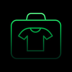 Poster - Luggage nolan icon. Simple thin line, outline vector of Summer icons for ui and ux, website or mobile application