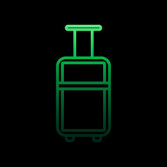 Poster - Suitcase nolan icon. Simple thin line, outline vector of Summer icons for ui and ux, website or mobile application