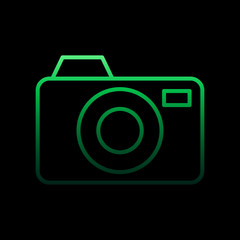 Poster - Camera nolan icon. Simple thin line, outline vector of Summer icons for ui and ux, website or mobile application