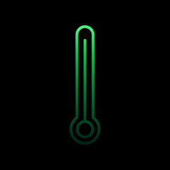 Poster - Thermometer nolan icon. Simple thin line, outline vector of Summer icons for ui and ux, website or mobile application