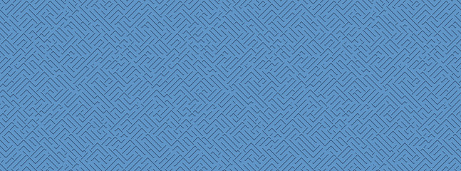 Poster - Abstract geometric illustration. Maze. Labyrinth.