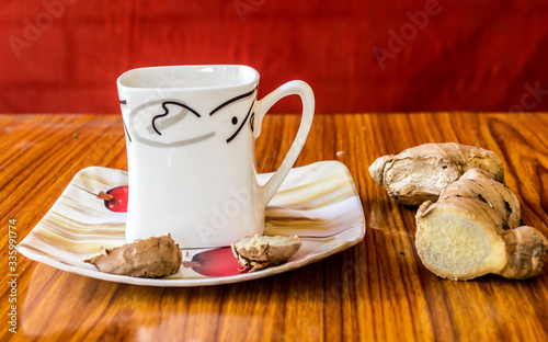 Fotografía Ginger Tea Adrak Chai Spiced Indian Tea