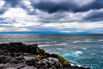 Beautiful rugged Iceland seascape