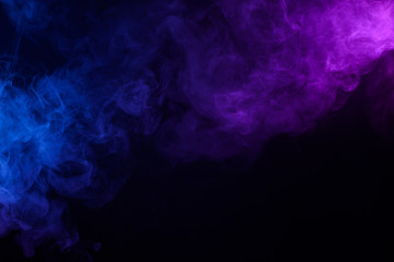 Wall Mural - colorful smoke fog mist abstract background
