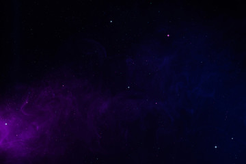 space background with realistic spacedust and shining stars. magical colorful universe abstract back