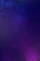 Wall Mural - colored smoke and glitter shiny galaxy abstract background