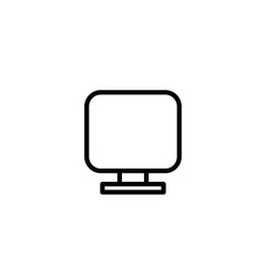 monitor icon vector