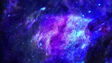 Wall Mural - Animation view to travelling across the universe in moving