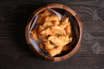 Organic Crispy fish Strips in batter