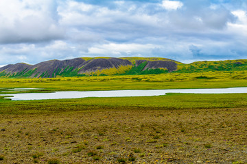 Wall Mural - Beautiful rugged Iceland Fjord seascape