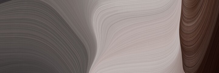 Poster - elegant dynamic header with old mauve, dark gray and very dark pink colors. fluid curved lines with dynamic flowing waves and curves