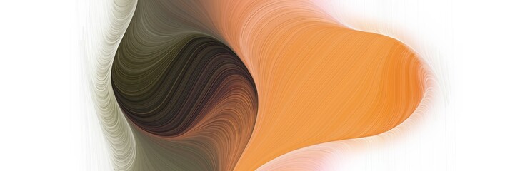 Aufkleber - modern dynamic futuristic banner. contemporary waves design with old mauve, peru and antique white color