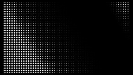 Poster - Seamless halftone dots motion background. Dots cartoonist background.