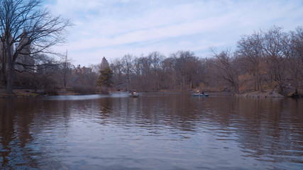 Wall Mural - Beautiful Lake at Central Park New York