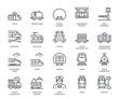 Rail Transport Icons