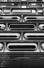 Poster - Exterior of modern architecture. building abstract pattern background