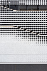 Poster - Details of modern building. Architecture abstract background