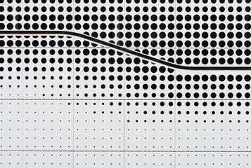 Poster - Details of modern building. Architecture abstract background