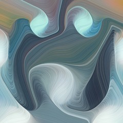Poster - elegant creative square graphic with slate gray, light gray and pastel blue color. smooth swirl waves background illustration