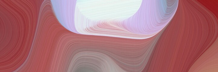 Poster - decorative background graphic with modern soft swirl waves background design with pastel brown, light gray and pastel purple color