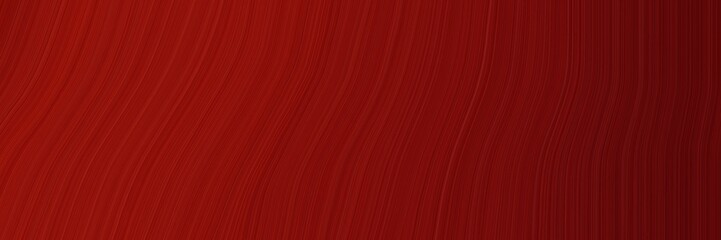 Poster - elegant decorative header design with maroon, dark red and firebrick colors. fluid curved lines with dynamic flowing waves and curves