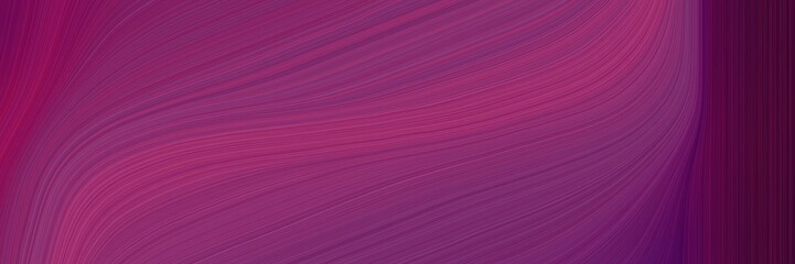 Poster - elegant dynamic header with dark moderate pink, very dark violet and moderate pink colors. fluid curved lines with dynamic flowing waves and curves