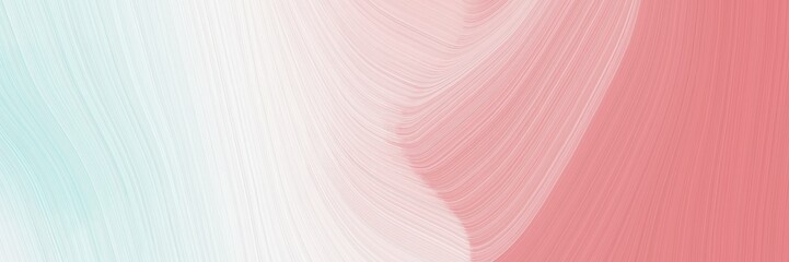 Poster - elegant surreal banner with linen, lavender and light coral colors. fluid curved lines with dynamic flowing waves and curves