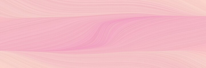 Poster - elegant modern banner with baby pink, pastel pink and pastel magenta colors. fluid curved flowing waves and curves