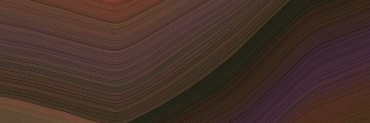 Poster - elegant flowing header with old mauve, very dark violet and very dark green colors. fluid curved flowing waves and curves