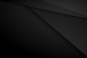 Wall Mural - black abstract background pattern stripe paper material 3d render. business technology commercial sa