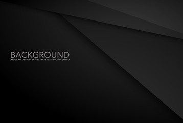 Wall Mural - black abstract background pattern stripe paper material 3d render. business technology commercial sa