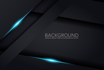 Wall Mural - black abstract background pattern stripe paper material 3d render. business technology commercial sa