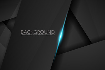 Wall Mural - black abstract background pattern stripe paper material 3d render. business technology commercial sa