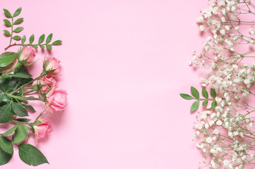 Sticker - Romantic floral background