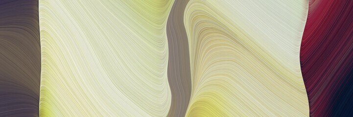 Poster - abstract flowing header design with pastel gray, very dark violet and old mauve colors. fluid curved flowing waves and curves