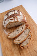 Freshly baked, home-made  sourdough bread