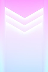 Poster - strict pink background with light lines