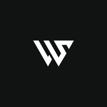 Ws Letter Vector Logo Abstract