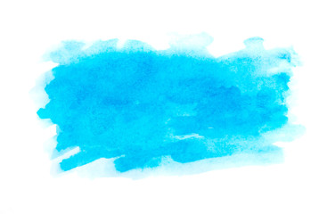 Wall Mural - abstract light blue watercolor background. illustration art abstract blue color texture backdrop. wa