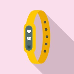 Poster - running bracelet icon. flat illustration of running bracelet vector icon for web design